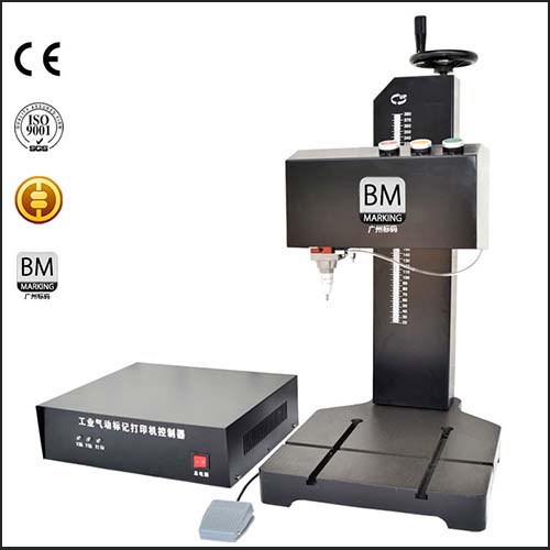 CNC Nameplate Steel Metal Pneumatic Marking Machine