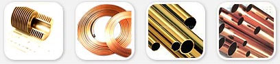 Copper Tubes, Brass Tubes, Copper Alloy Tubes, Fin Tubes, Copper Fittings, Copper Coils, Cupro Nickel, Aluminium Brass Tubes