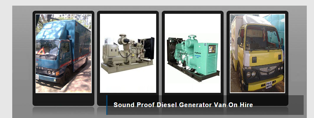 SOUND PROOF DIESEL GENERATOR VANS