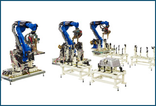 Robotic Spot Welding Line for Wheel Arch