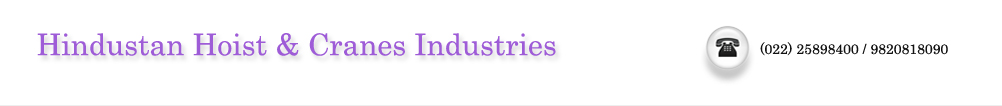 Manufacturers Of SAFE LIFT Electric Wire Rope / Chain Hoist, E.O.T., H.O.T., Goliath, Jib Cranes, Electric Winch, Goods / Cage, Lifts, Mumbai, India