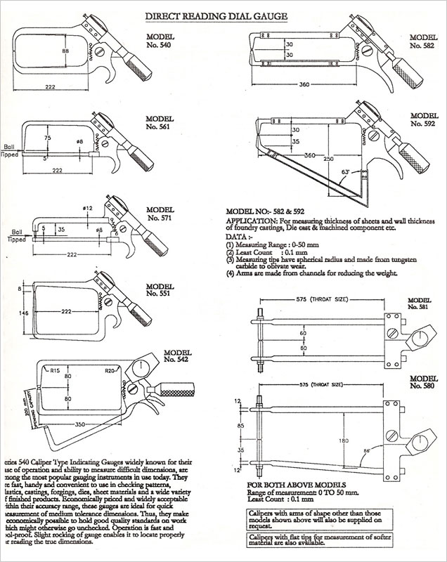 Gaugewel Pistol Calipers, Direct Reading Instruments, Comparators, Direct Reading Dial Gauge, Mumbai, India