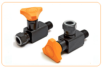 Pressure gauge anti-shock valves