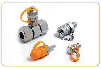 Test couplings for pressure checking