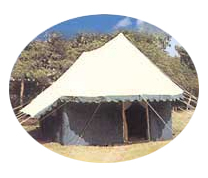 Tents & Vehicle Covers in Cotton Canvas, HDPE or Silpaulin Tarpaulins