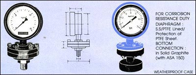 Schaffers Diaphragm Pressure Gauge