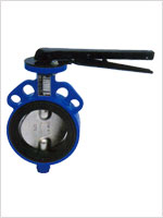 Butterfly Valve with Hand Lever Operated