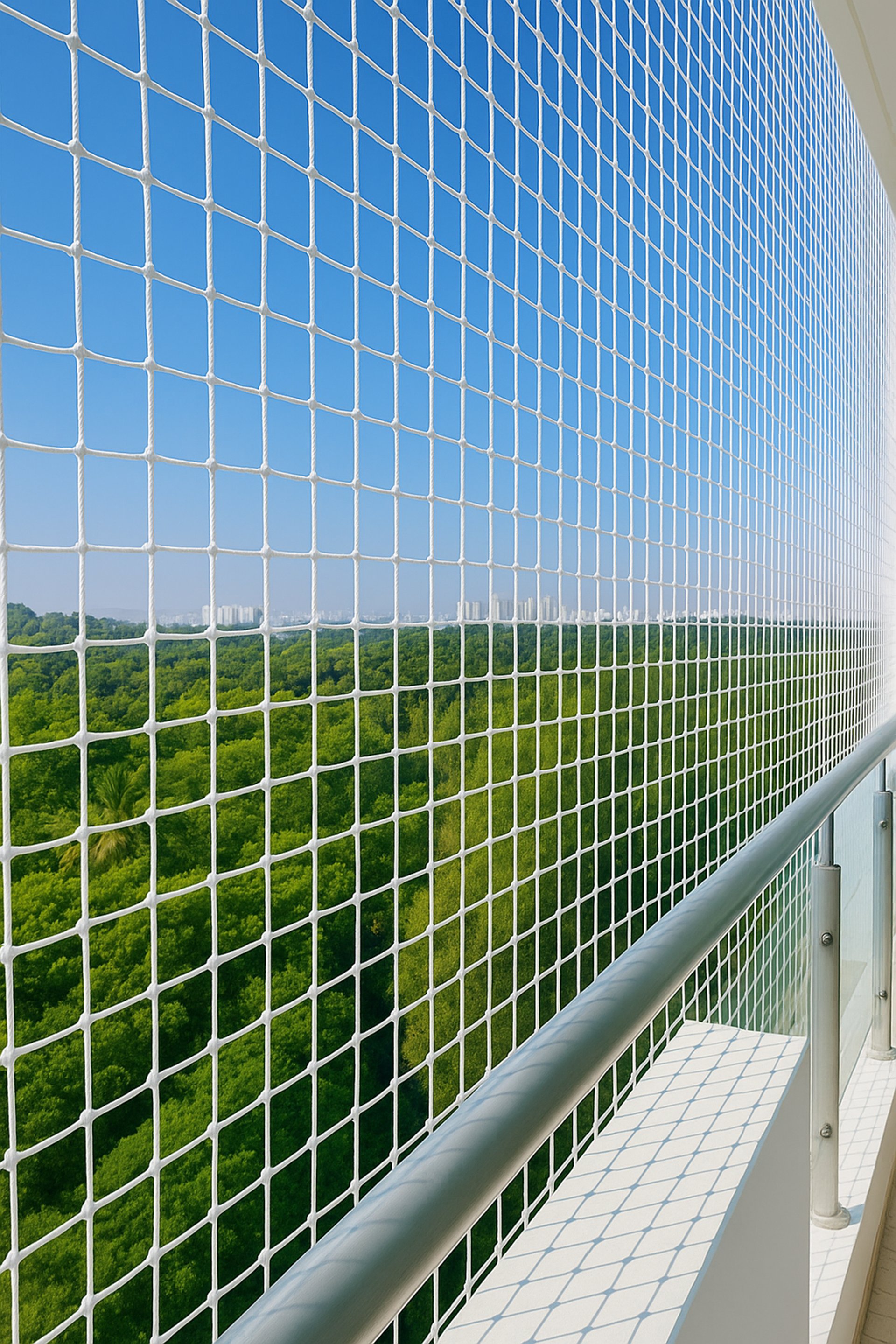 Pigeon net for balcony